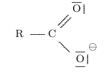 formule de Lewis ion carboxyliate